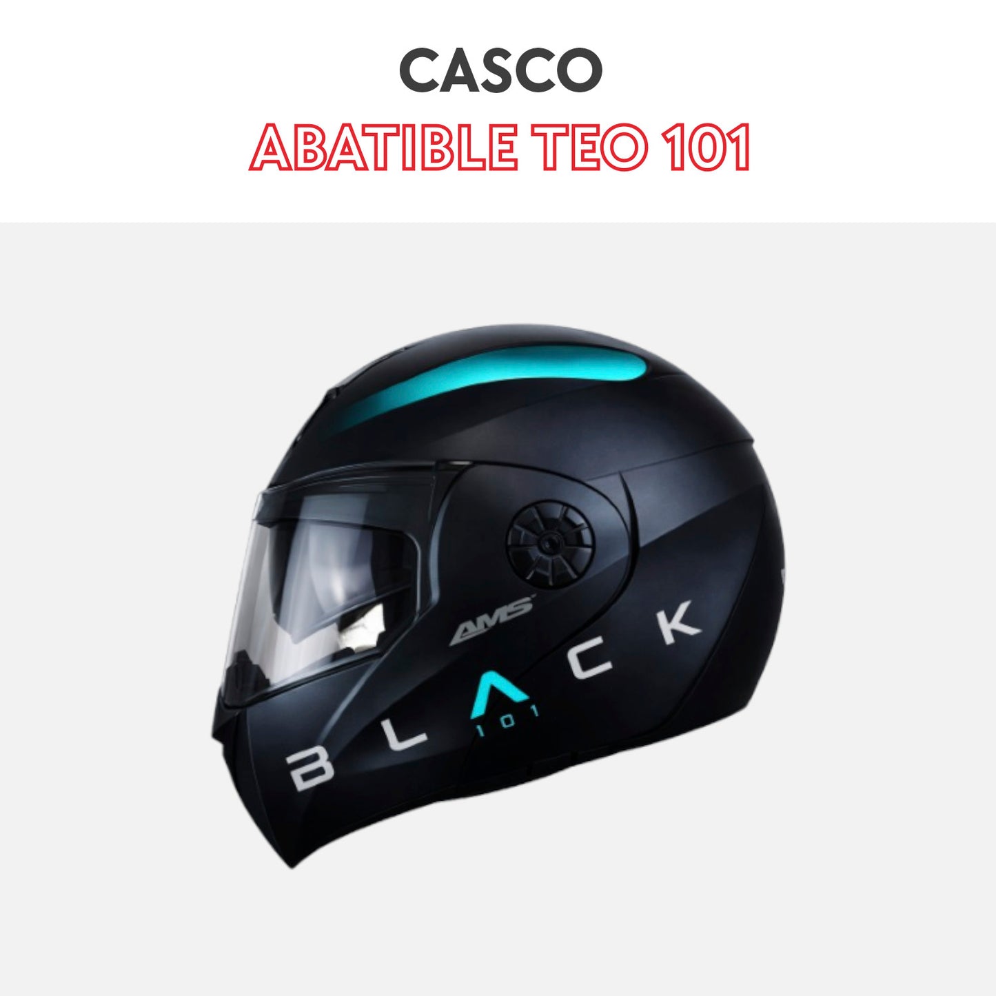 Casco abatible