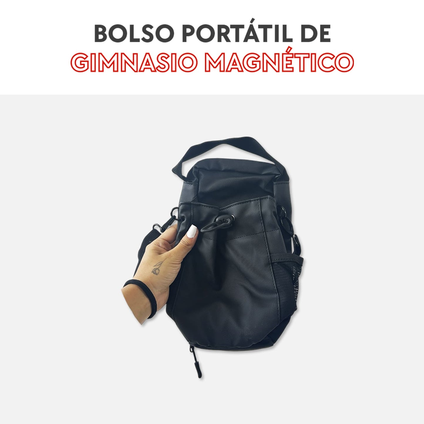 Bolso portátil de gimnasio magnético