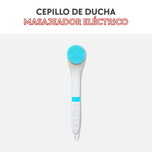Cepillo de ducha masajeador eléctrico