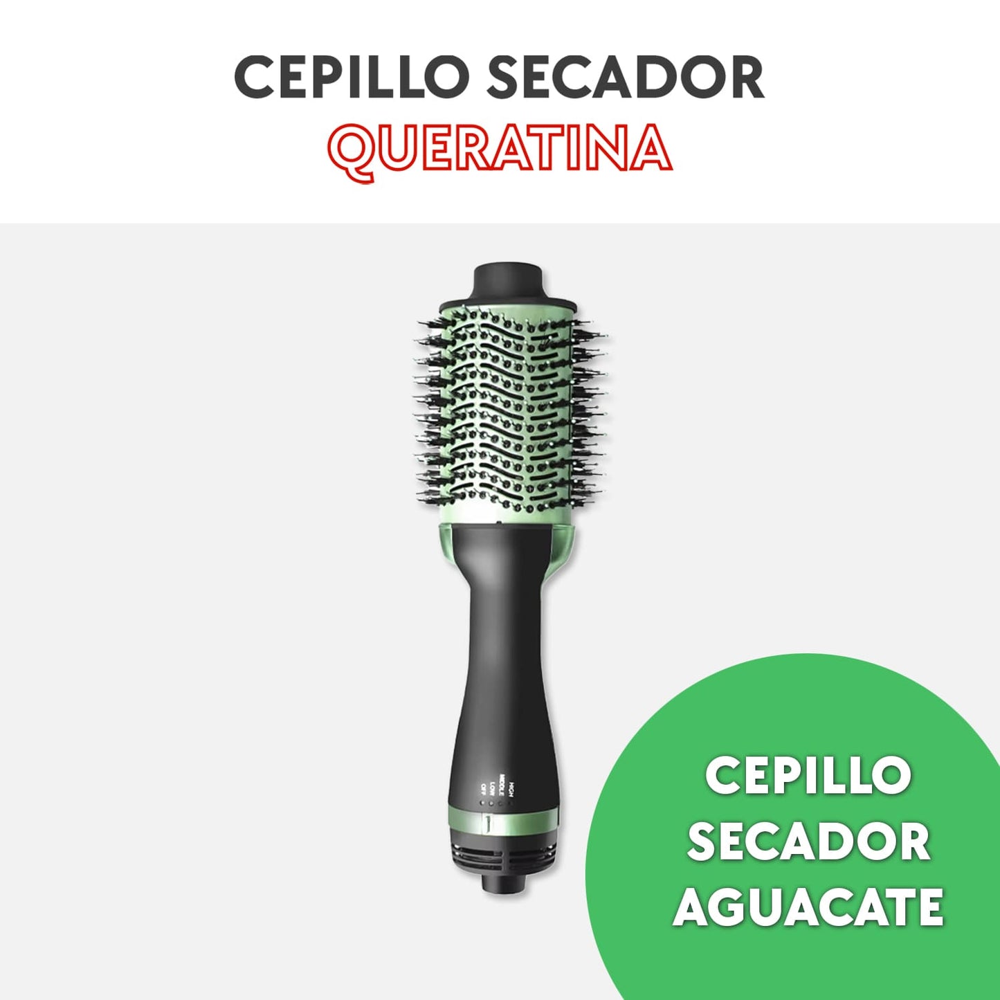 Cepillo secador queratina