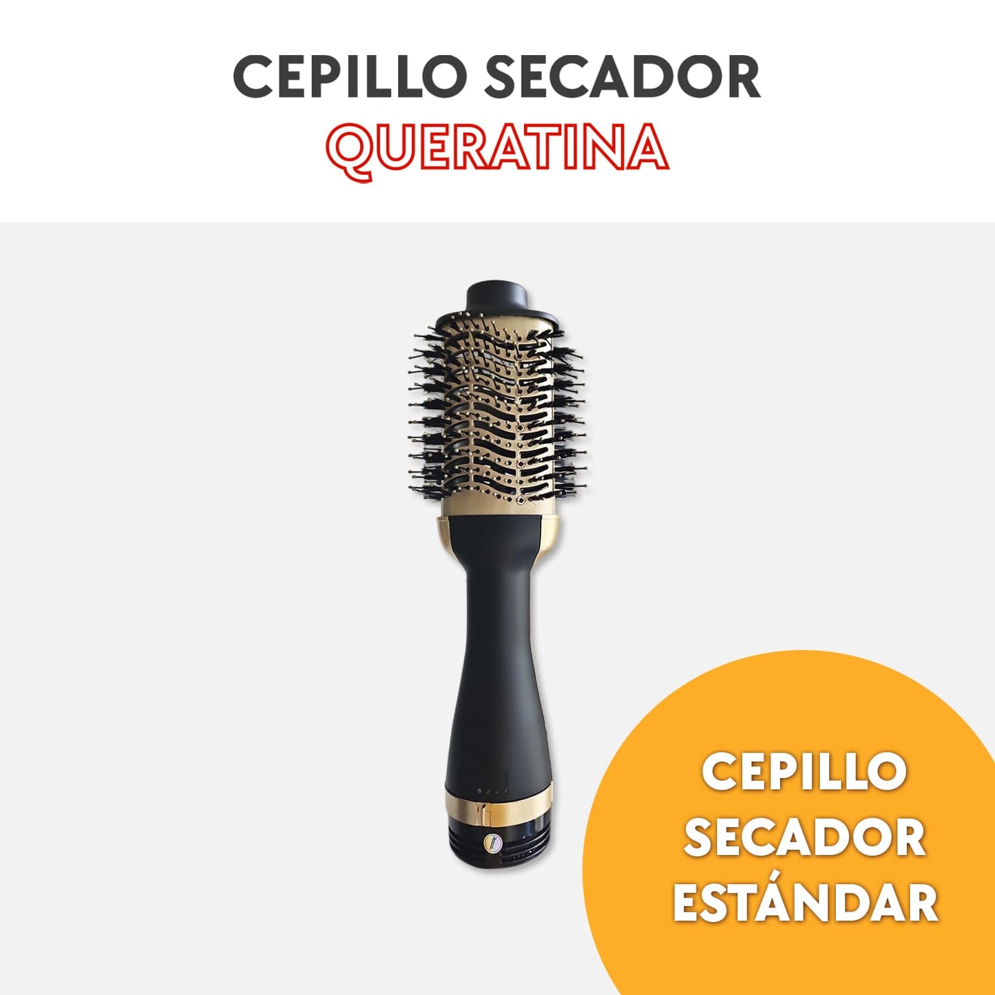Cepillo secador queratina