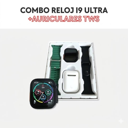 Combo reloj i9 ultra + auriculares tws