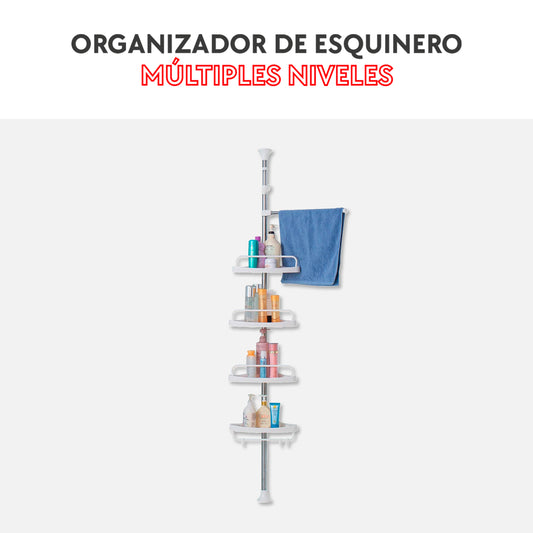 Organizador esquinero múltiples niveles