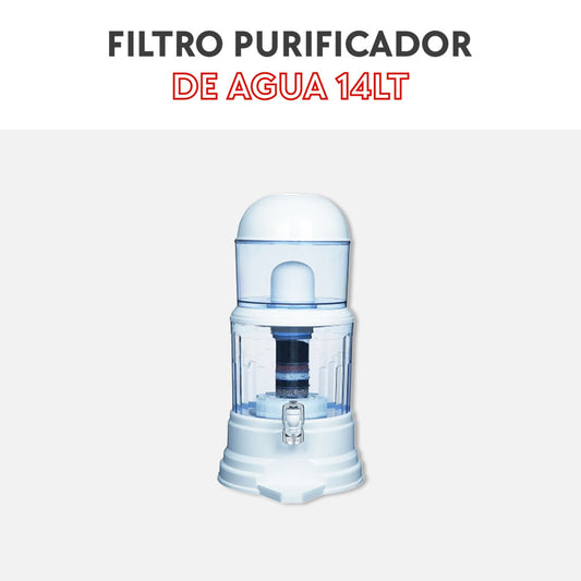 Filtro purificador de agua 14L