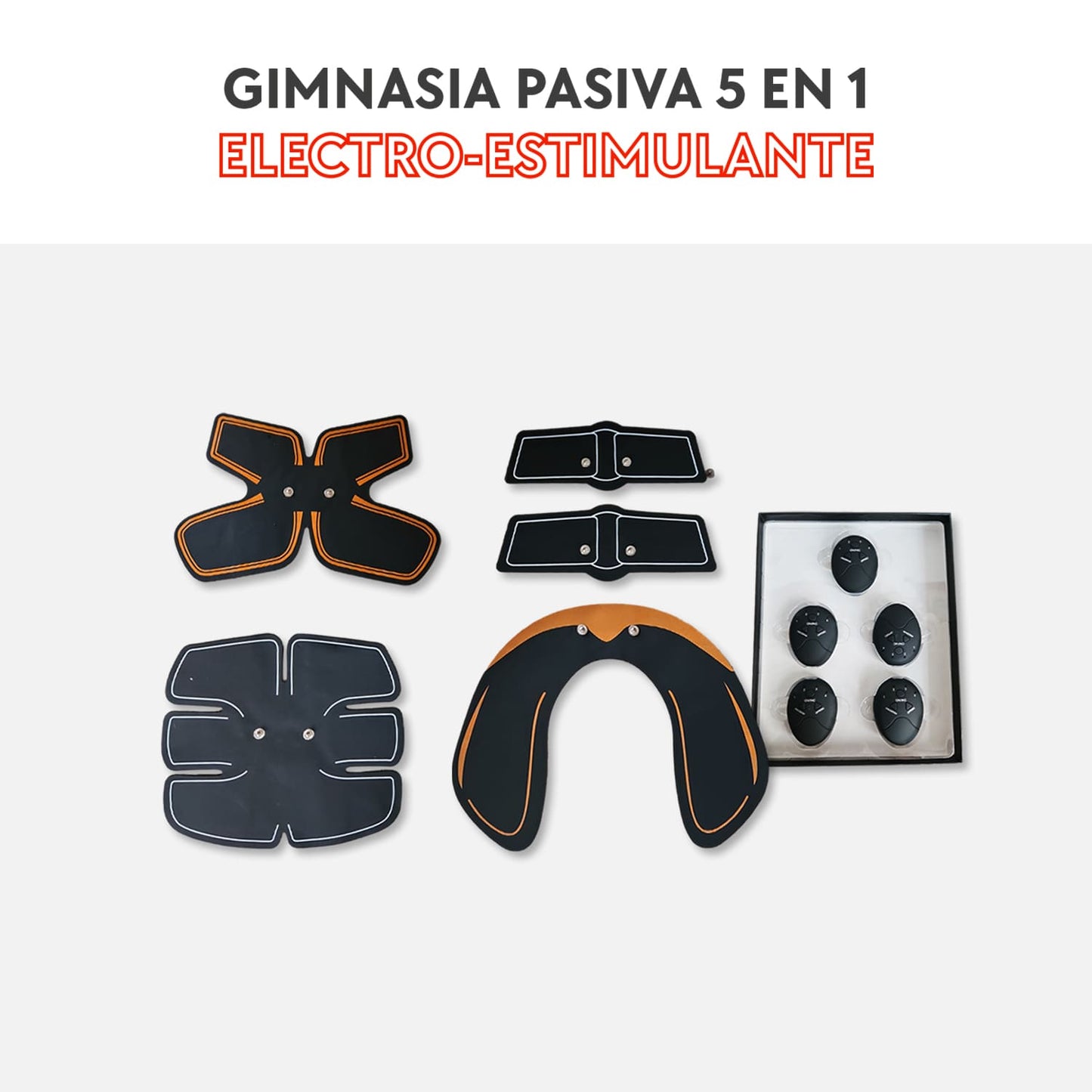 Gimnasia pasiva 5 en 1 electro-estimulante