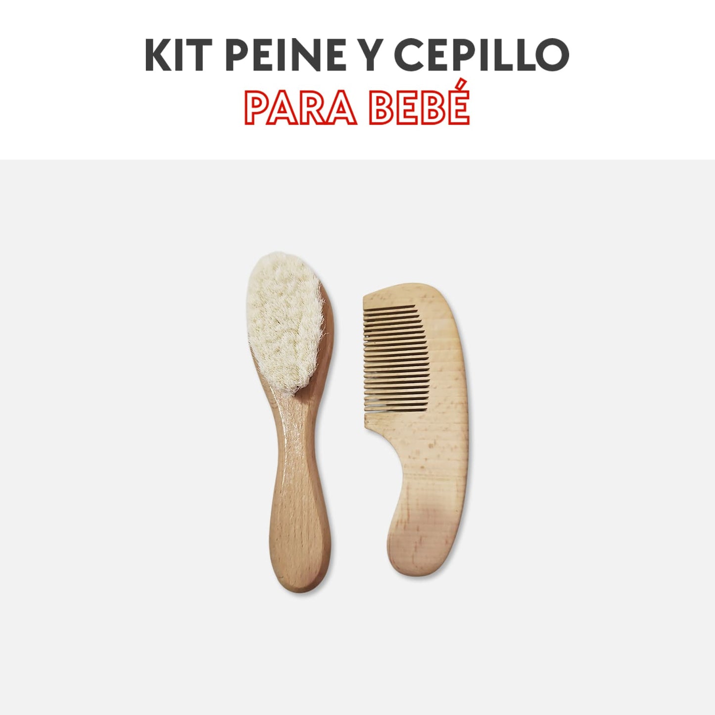 Set de cepillo y peine para bebé