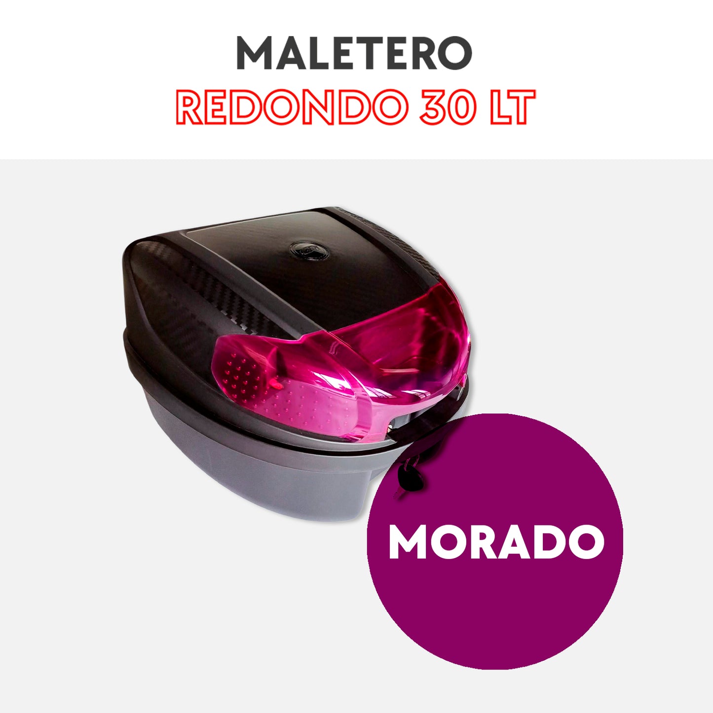 Maletero GS 30L ¡Adaptable a cualquier moto!