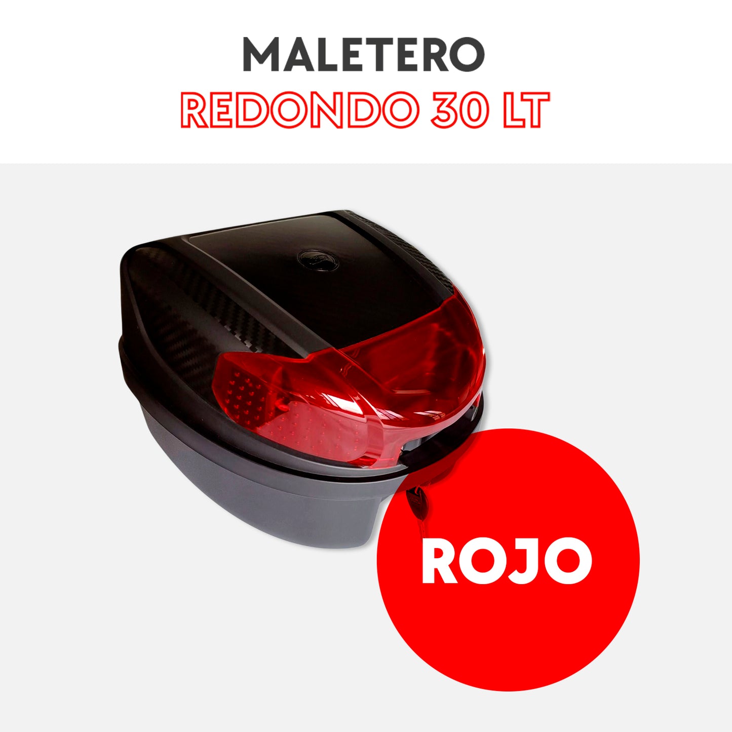 Maletero GS 30L ¡Adaptable a cualquier moto!