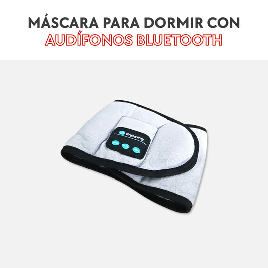 Máscara para dormir con audífonos bluetooth