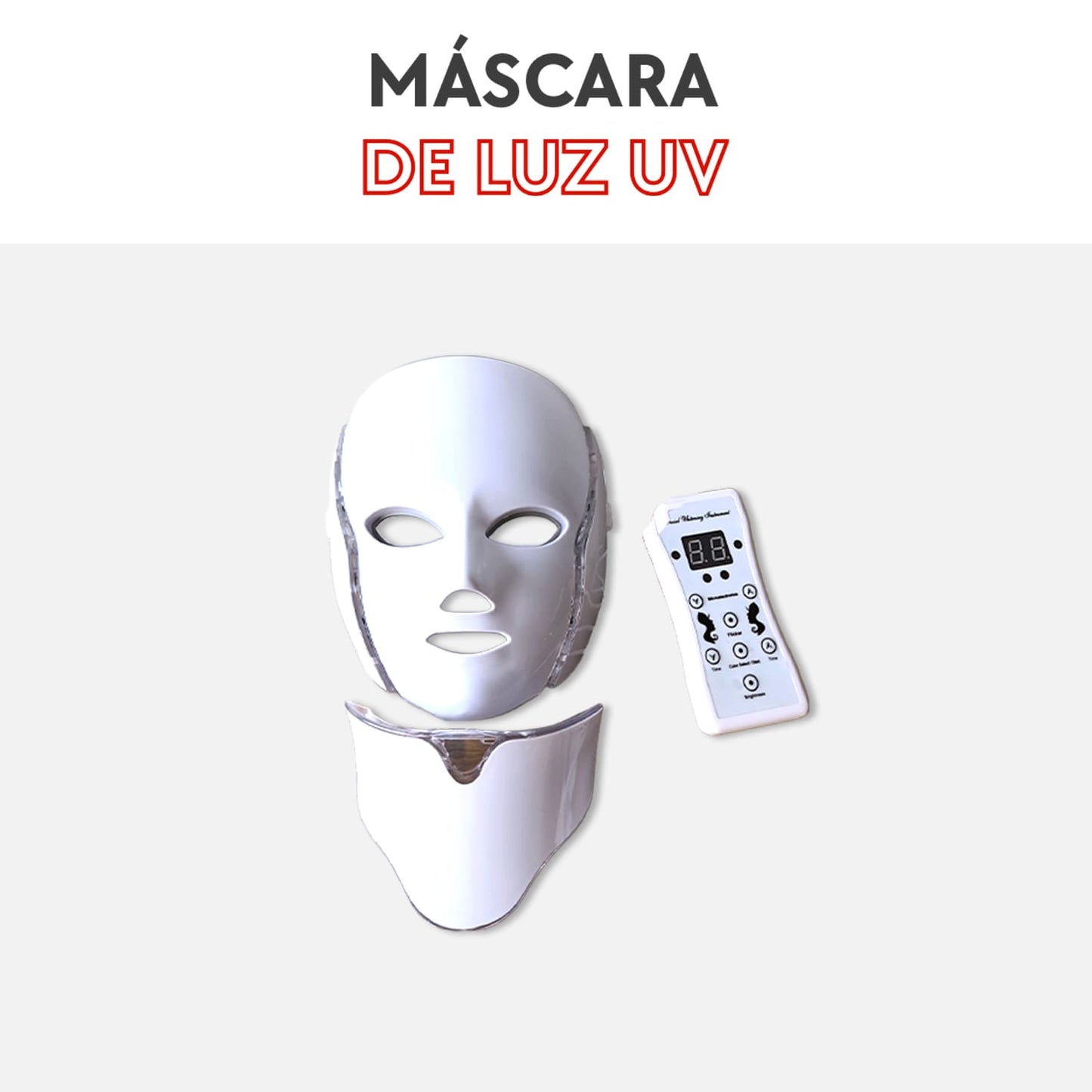 Máscara de luz UV