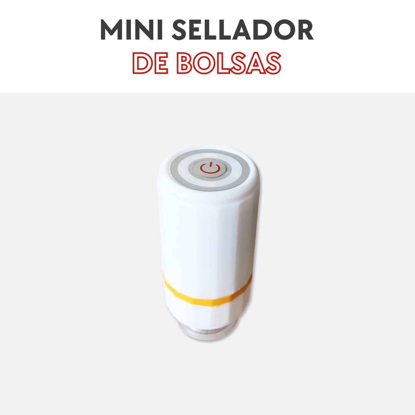 Mini sellador de bolsas