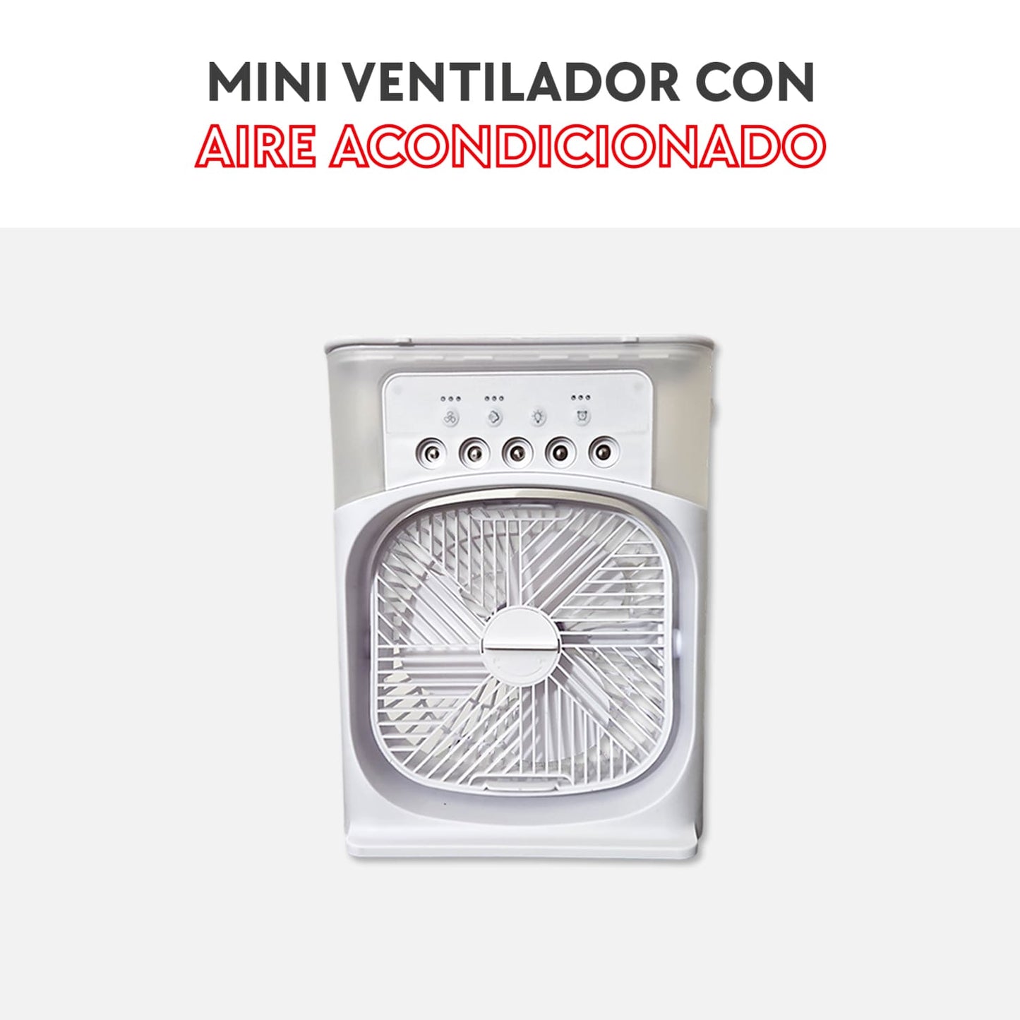 | Mini ventilador con aire acondicionado