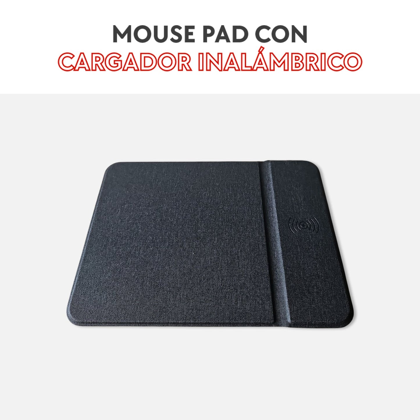 Mouse pad con cargador inalámbrico