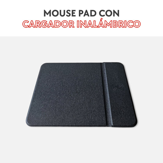 Mouse pad con cargador inalámbrico
