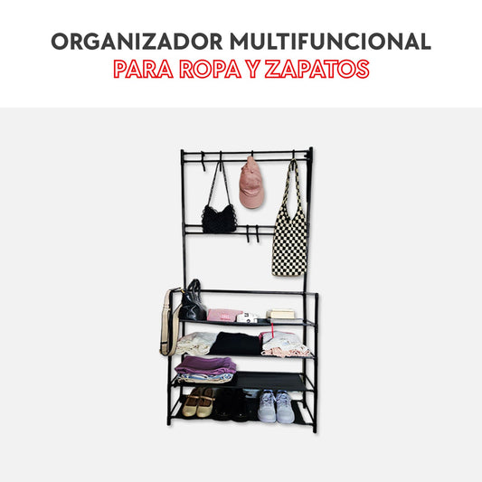 Organizador multifuncional para ropa y zapatos