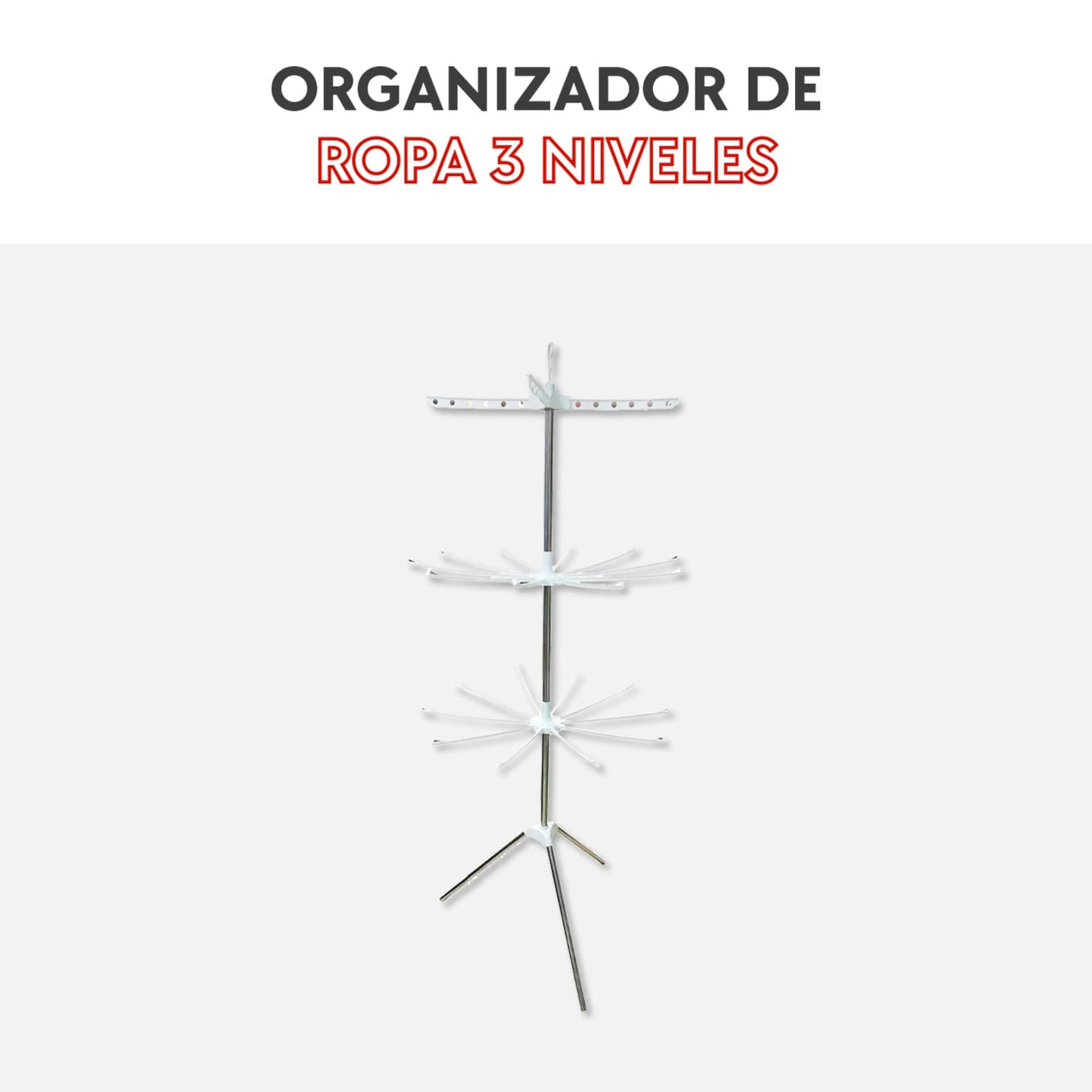 Organizador de Ropa 3 niveles
