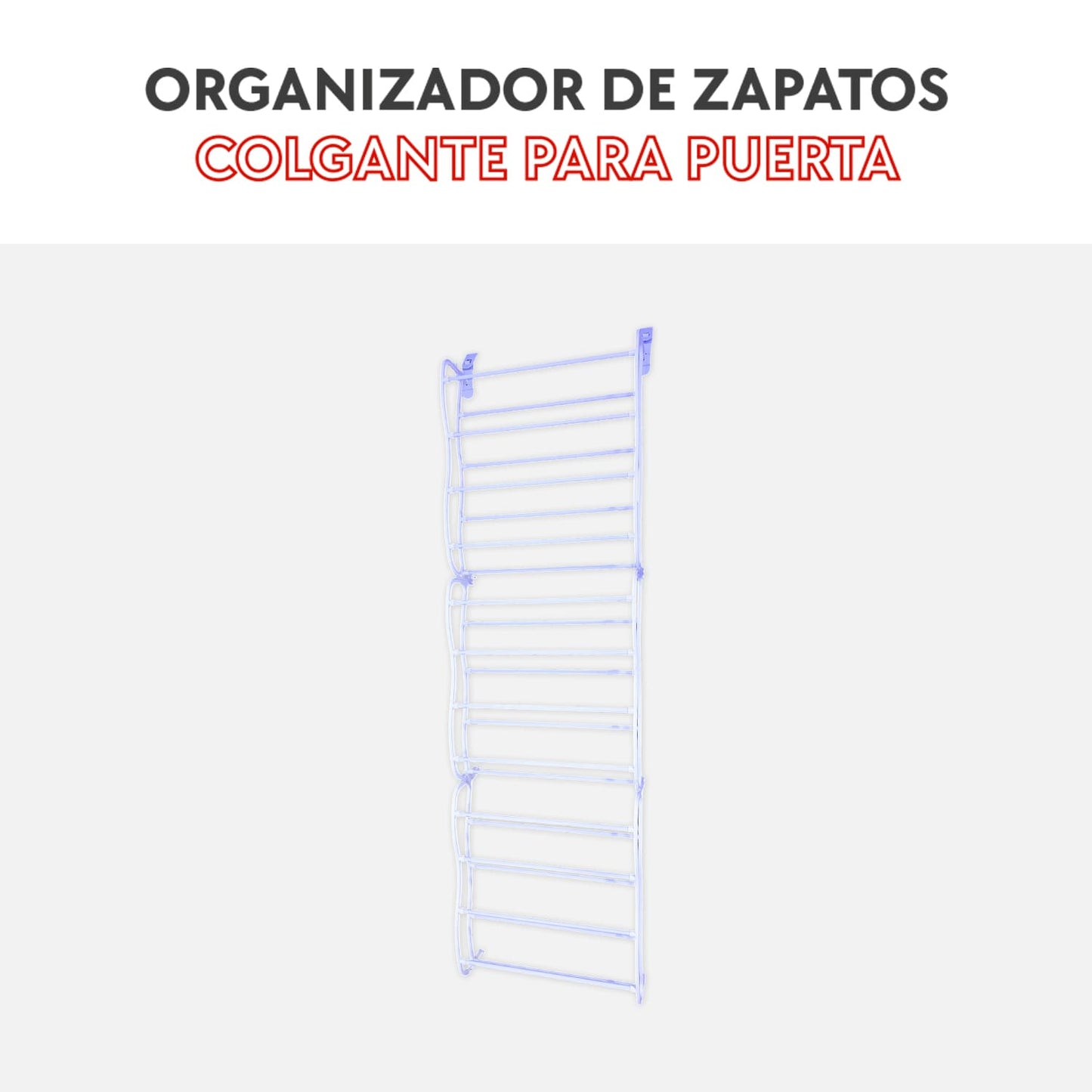 Organizador de zapatos colgante para puerta