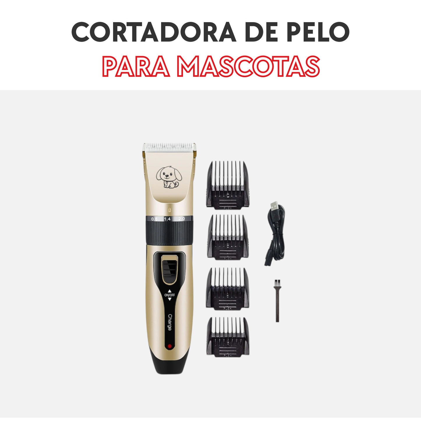 Cortadora de pelo para mascotas