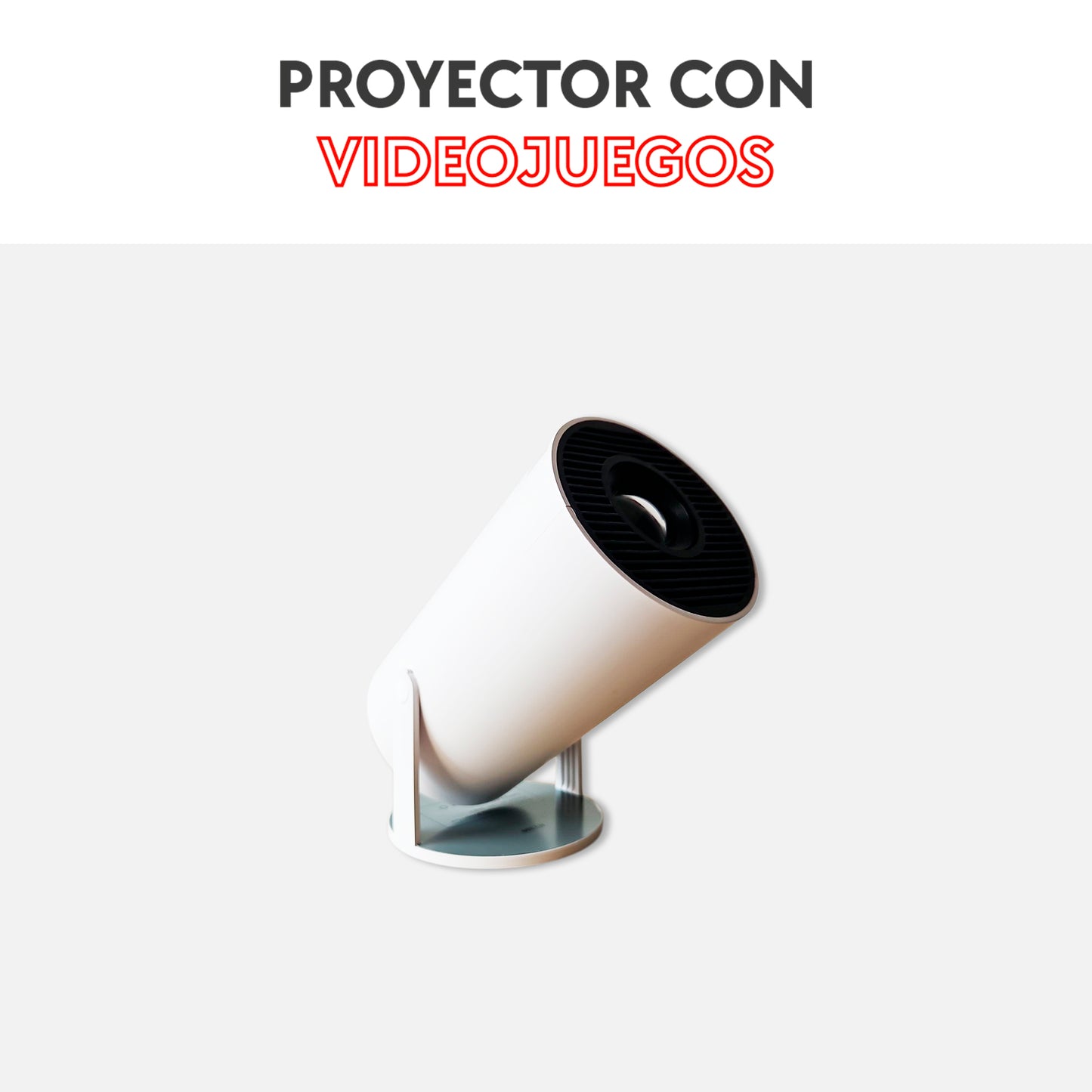 Proyector con videojuegos