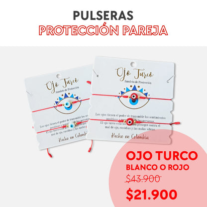 Pulseras protección pareja