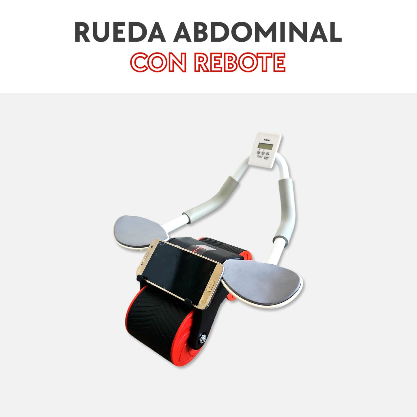 Rueda abdominal con rebote