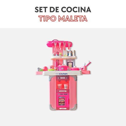 Set de cocina tipo maleta