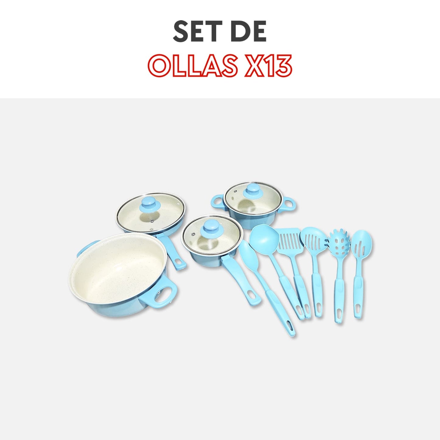 Set de Ollas x13 Pcs