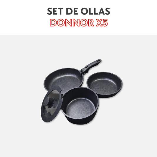 Set de Ollas Donnor x5