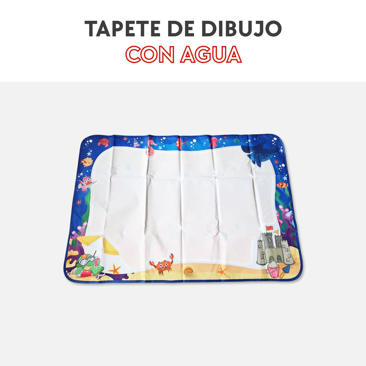 Tapete de dibujo con agua