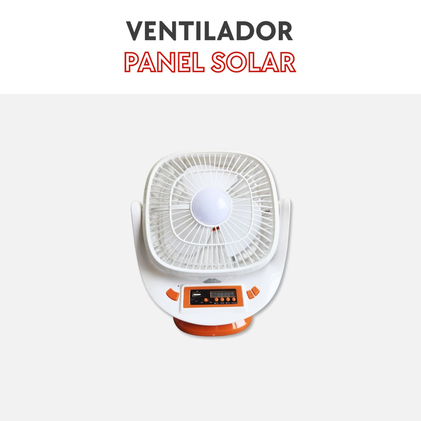 Ventilador Panel Solar