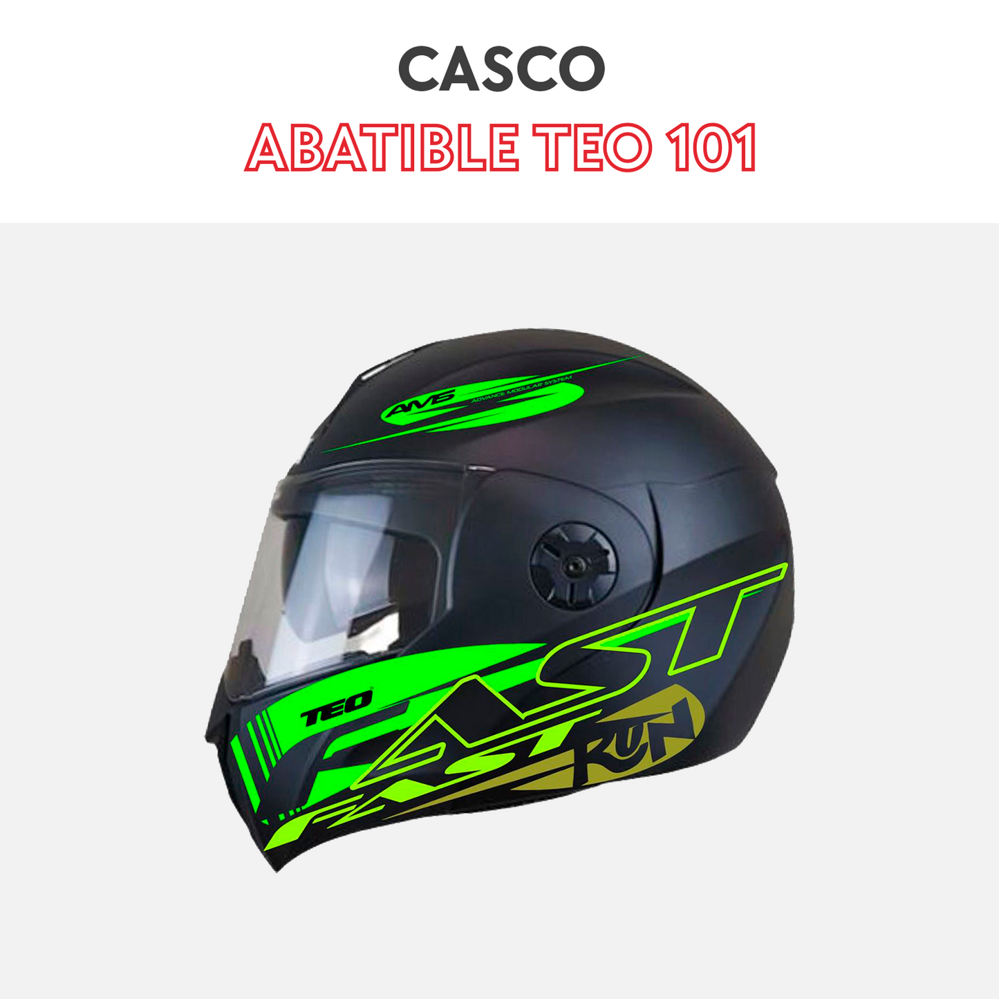 Casco abatible