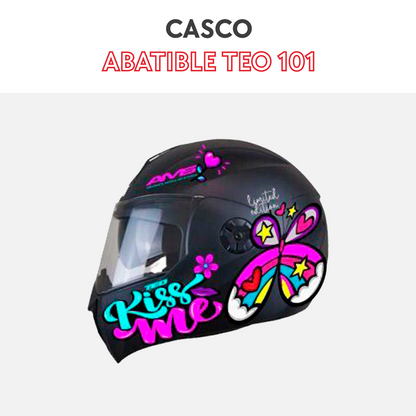 Casco abatible
