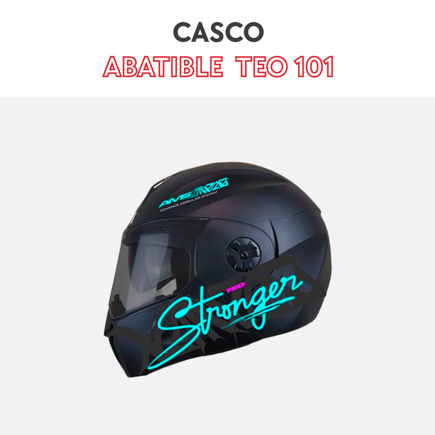 Casco abatible