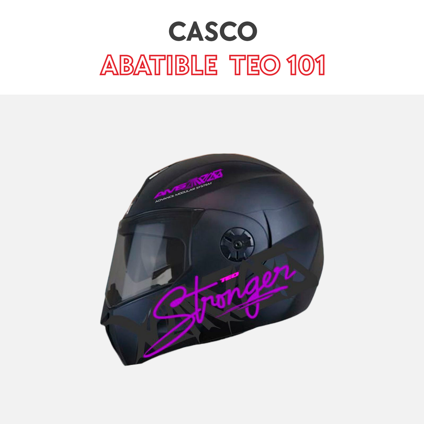 Casco abatible