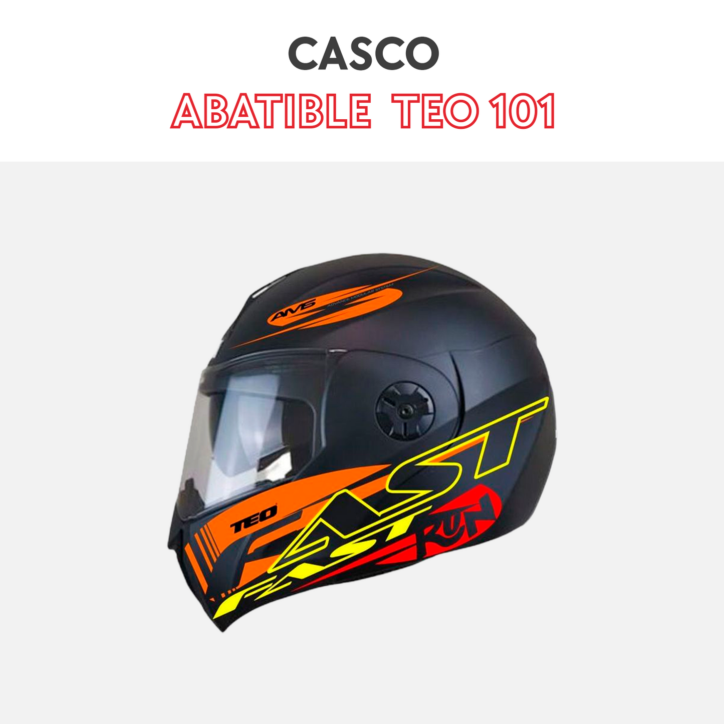 Casco abatible