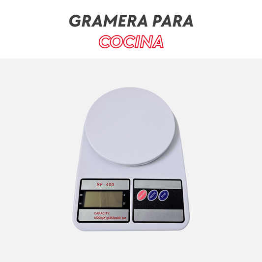 Gramera para cocina