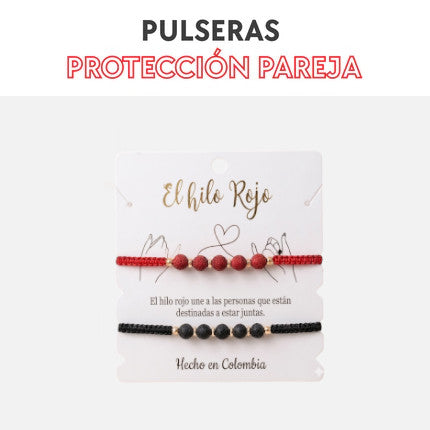 Pulseras protección pareja