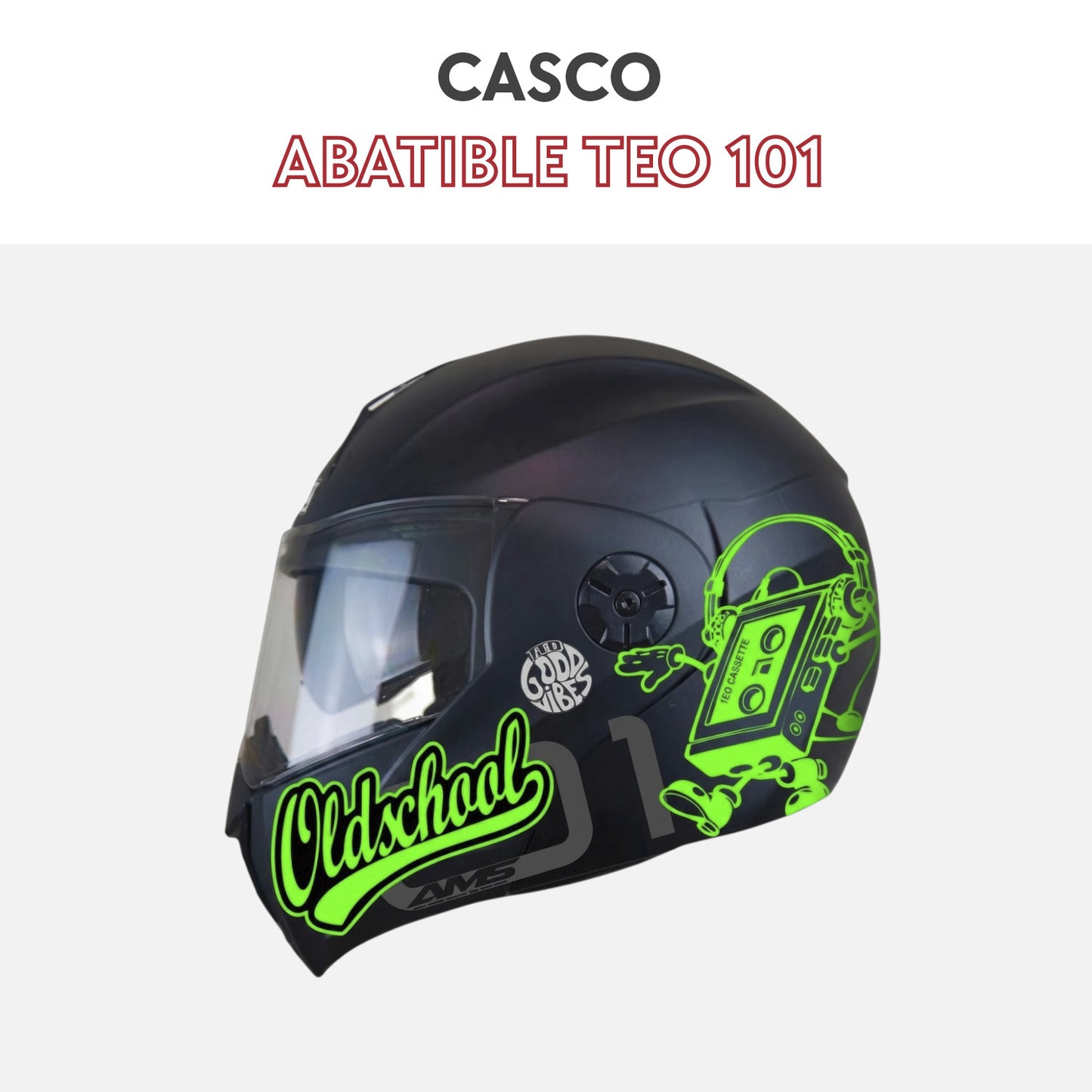 Casco abatible