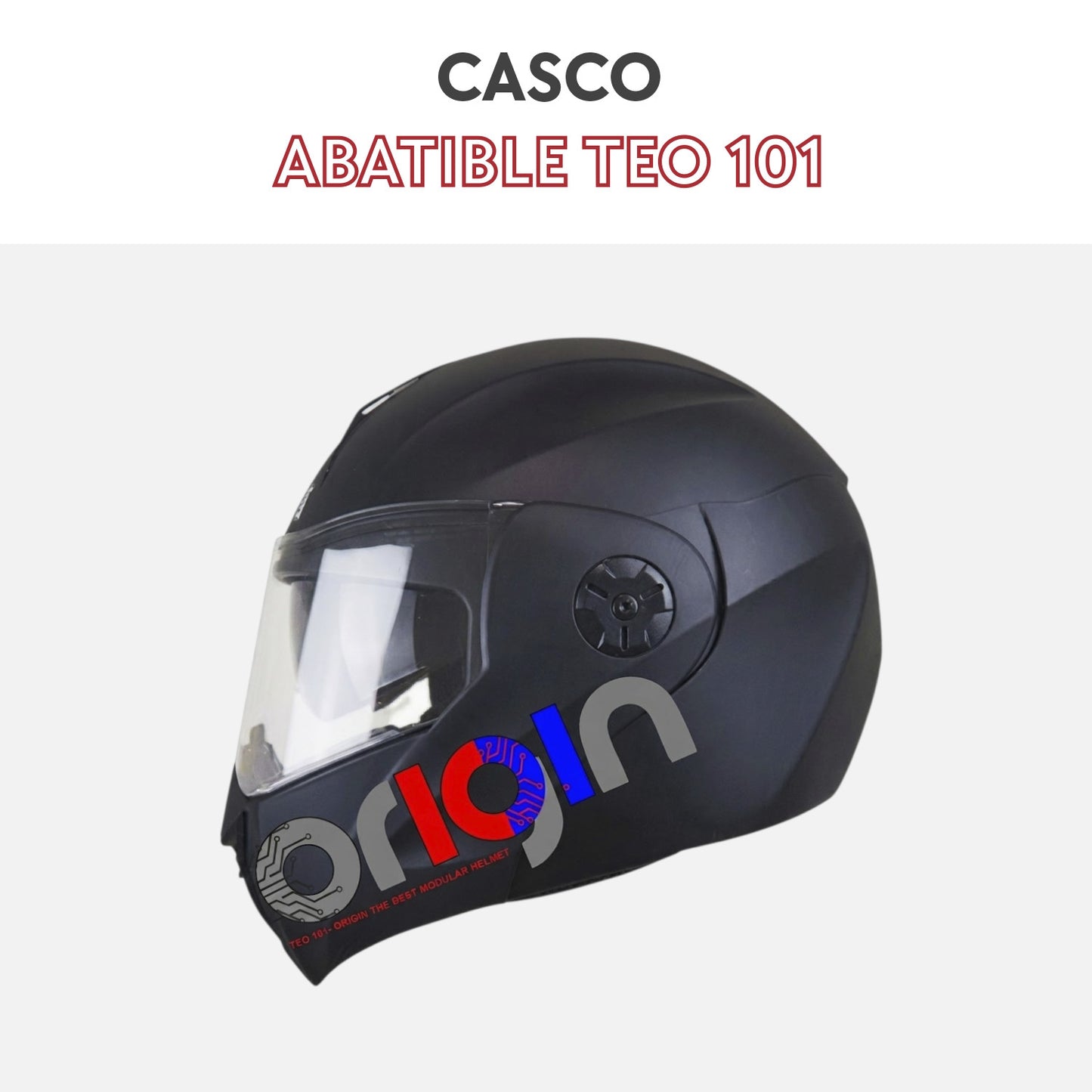 Casco abatible