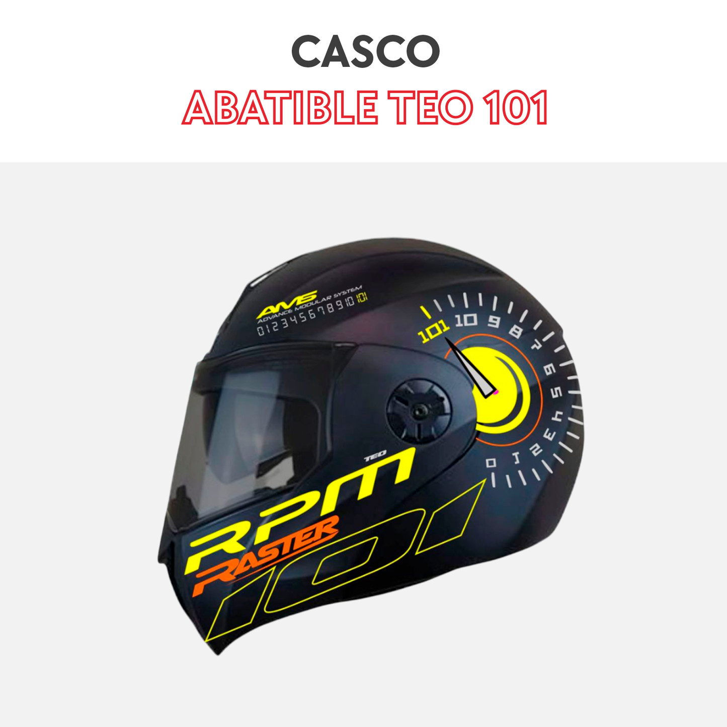 Casco abatible