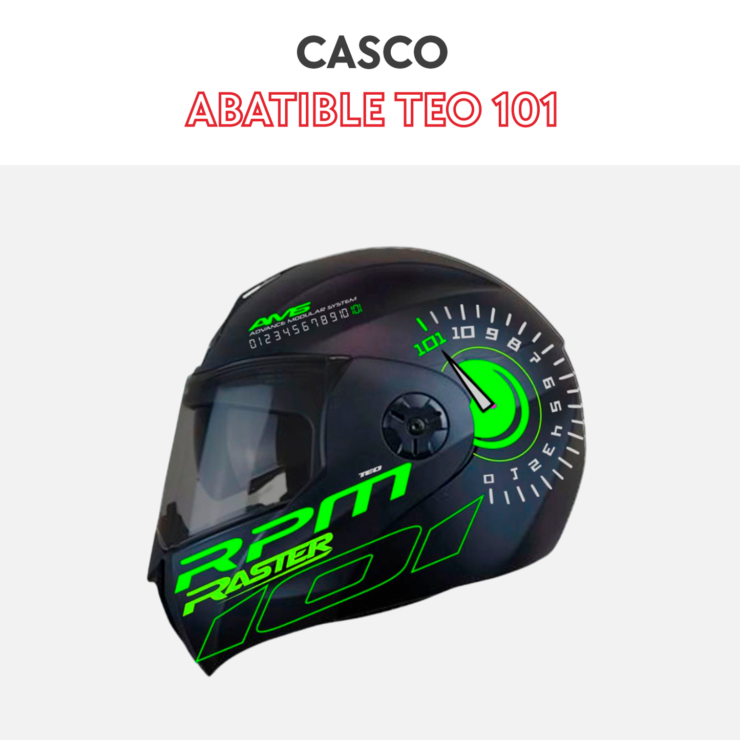 Casco abatible