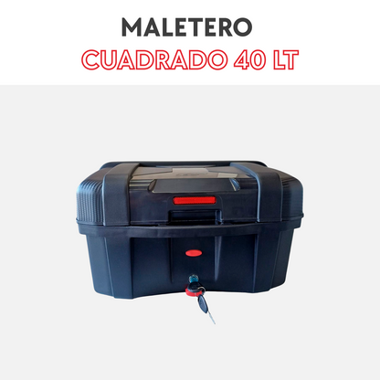 Maletero Cuadrado 40L GS ¡Adaptable a cualquier moto!