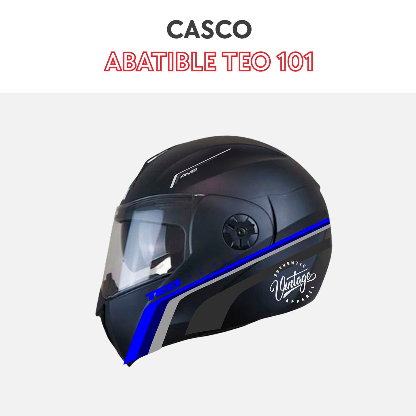 Casco abatible