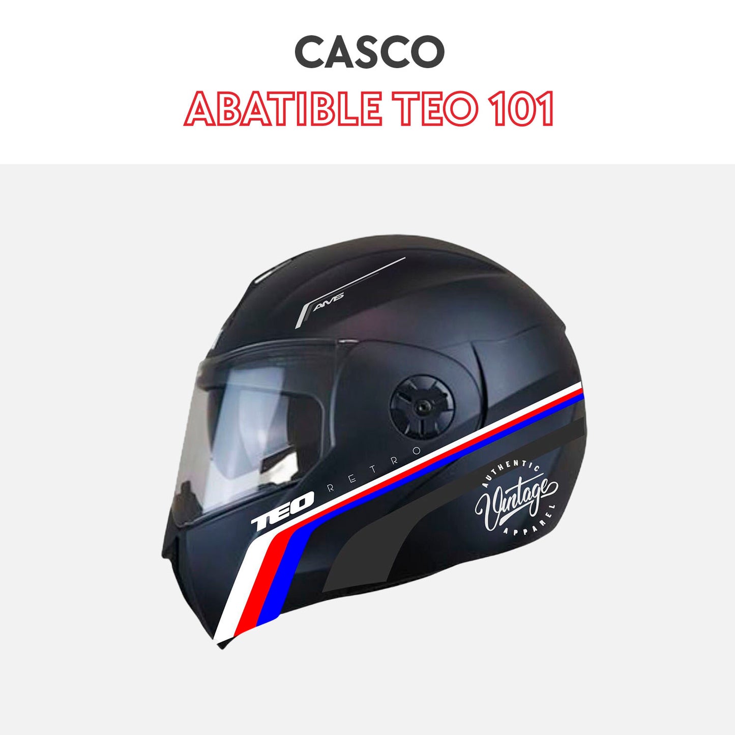 Casco abatible