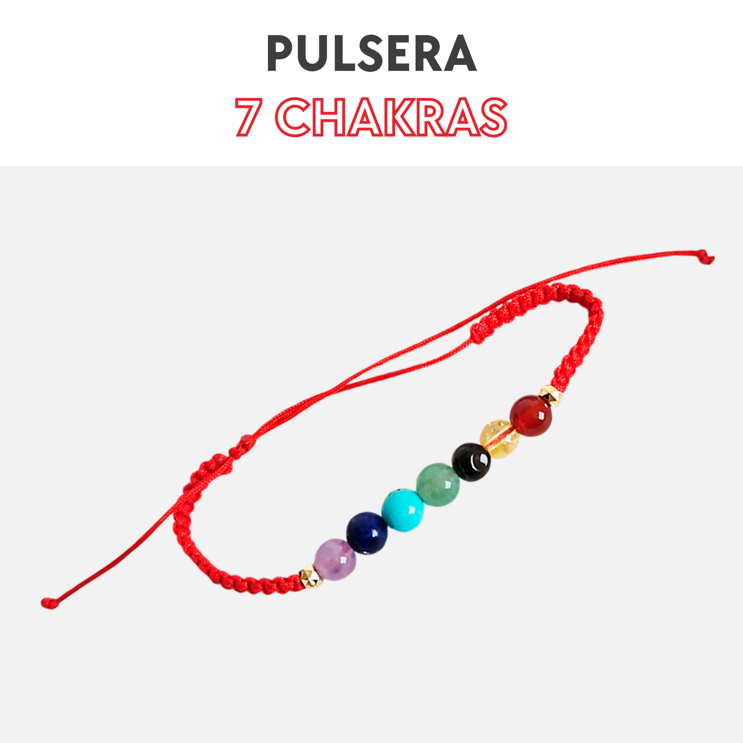 Pulsera 7 chakras
