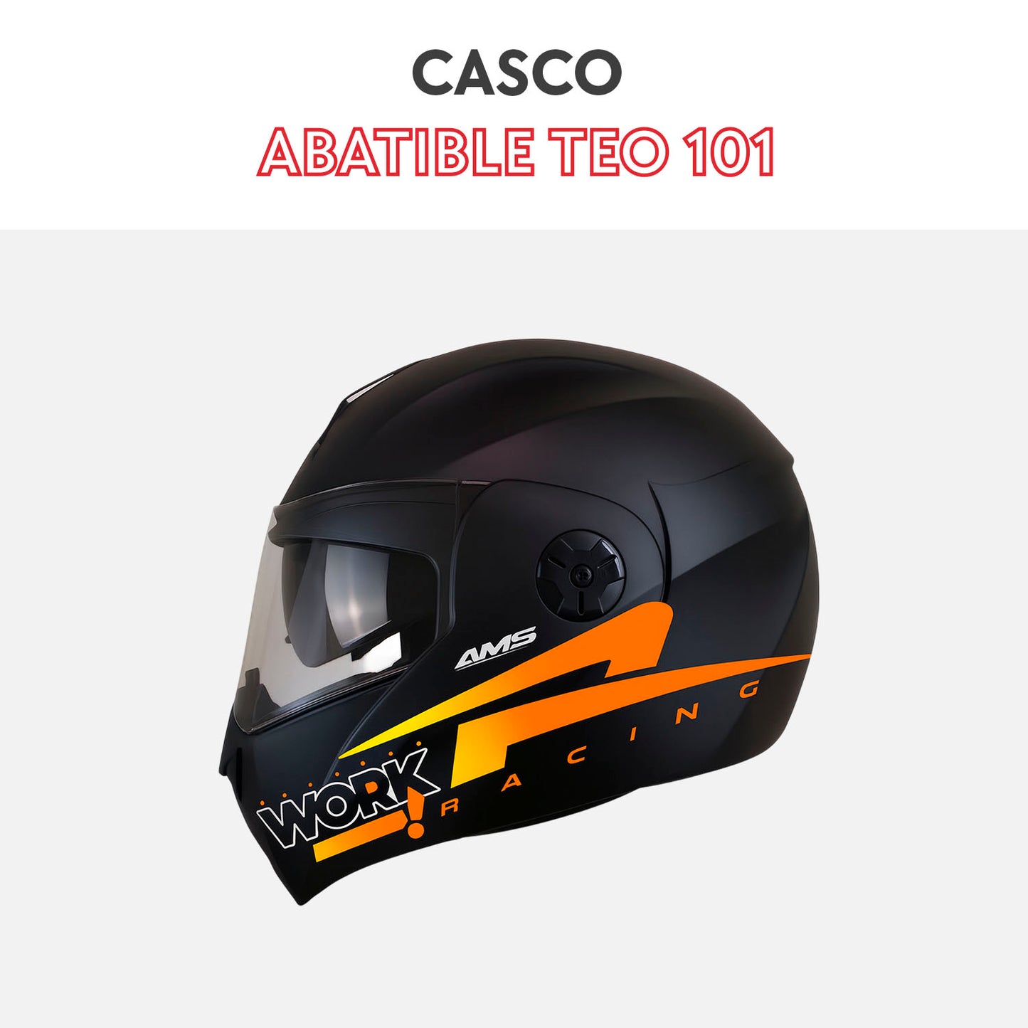 Casco abatible