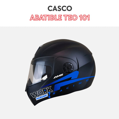 Casco abatible