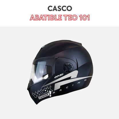 Casco abatible