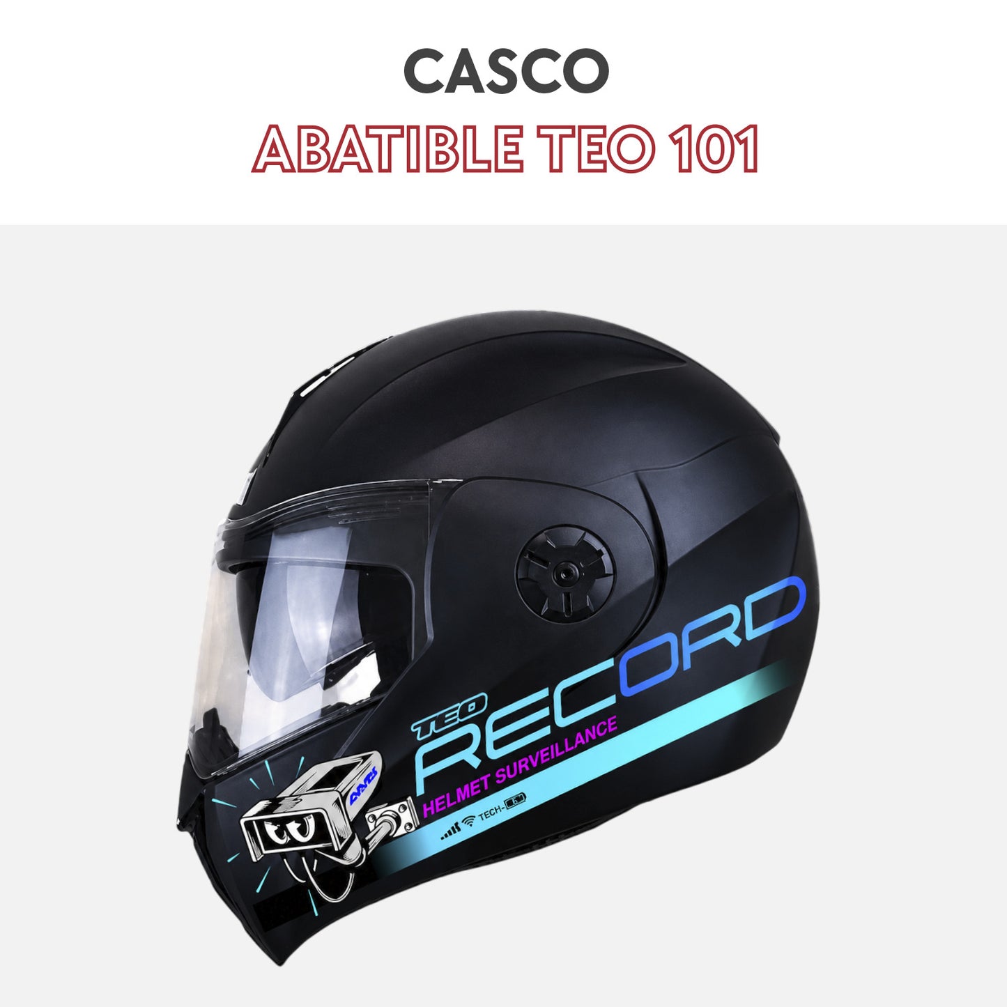 Casco abatible