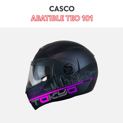 Casco abatible